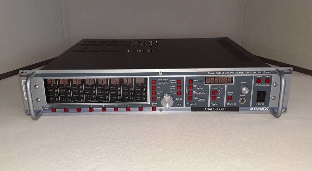 Aphex Model 1788 8-Channel Remote Controlled Microphone Preamplifier