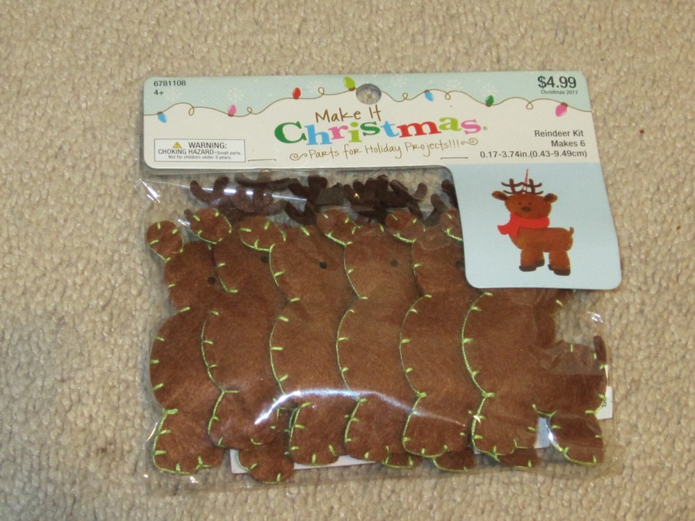 Make It Christmas Reindeer Kit Makes 6