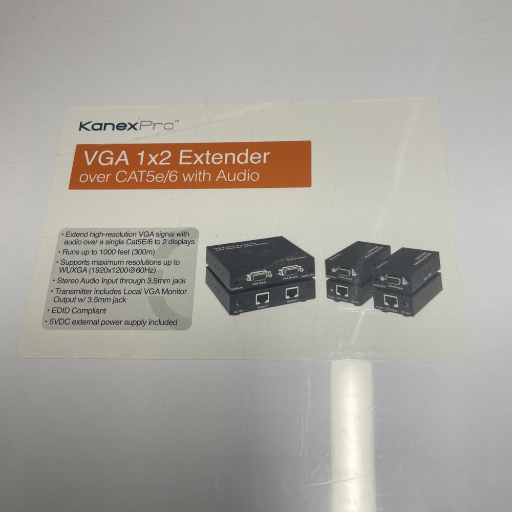 KanexPro VGA 1x2 Extender