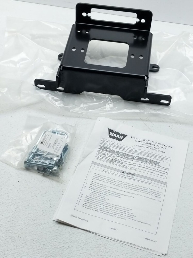 2011-2019 Can-Am Commander 1000 WARN Winch Mount Kit 374425