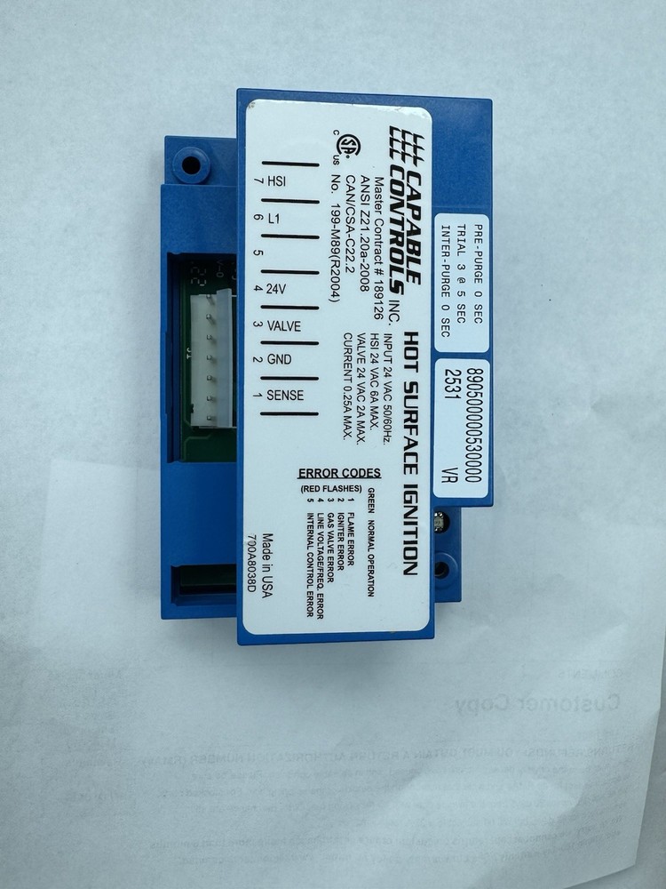Southbend Range 1175723 Replacement Oven Ignition Control Module