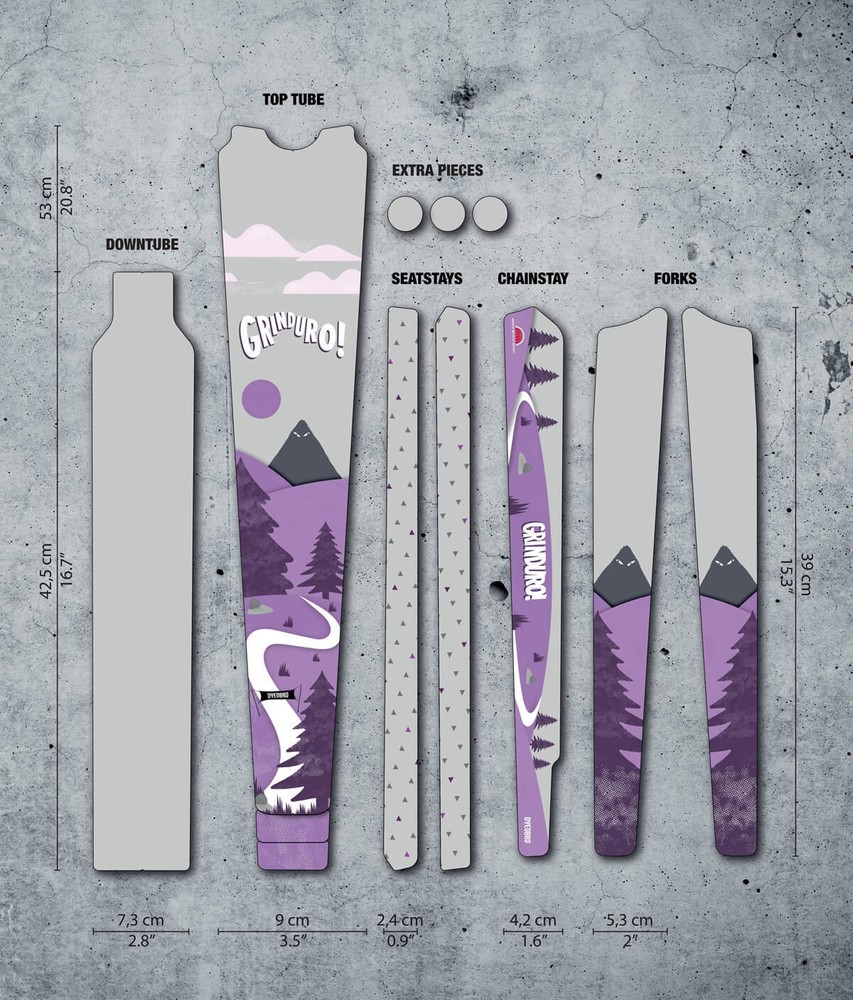 DYEDBRO - Gravel Frame Protector - Multiple Styles