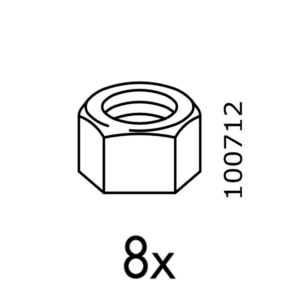 8 IKEA Nut Lock Replacement Part # 100712