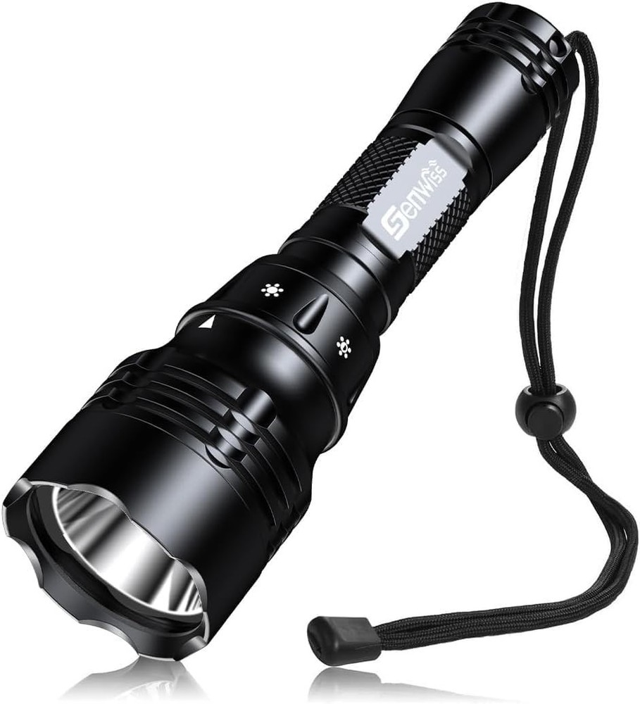 Aluminum Waterproof Flashlight for Deep Sea Cave Exploration