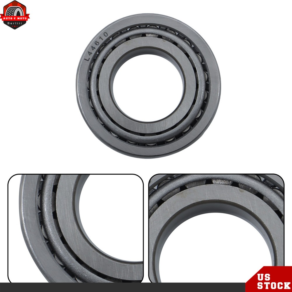 2 Set L44643 L44610 Boat Trailer Bearing Kit For 1" 2000-2200 Lbs Trailer Axle