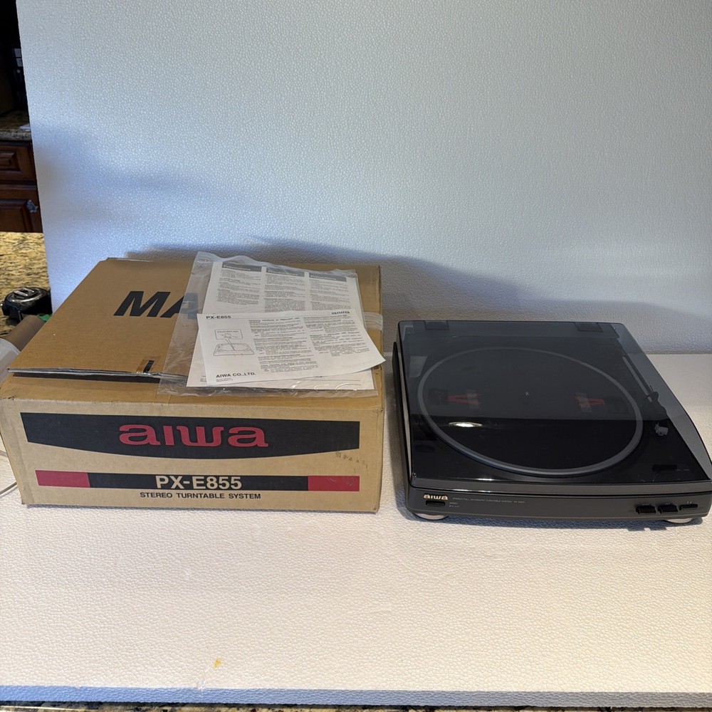 Aiwa PX-E855 Stereo Turntable System -Manual
