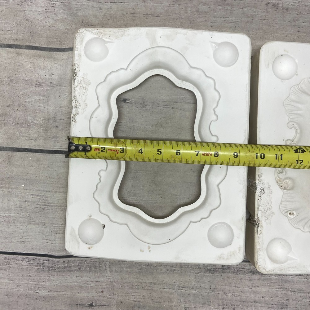 Bell Ceramic Casting Mold Ornate Picture Frame #551