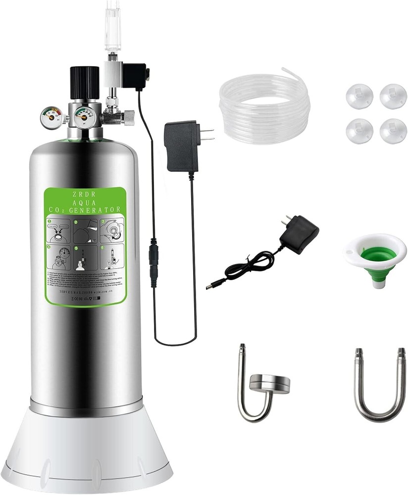 Co2 Generator System Kit - Automatic Pressure Relief Valve - Stable Output