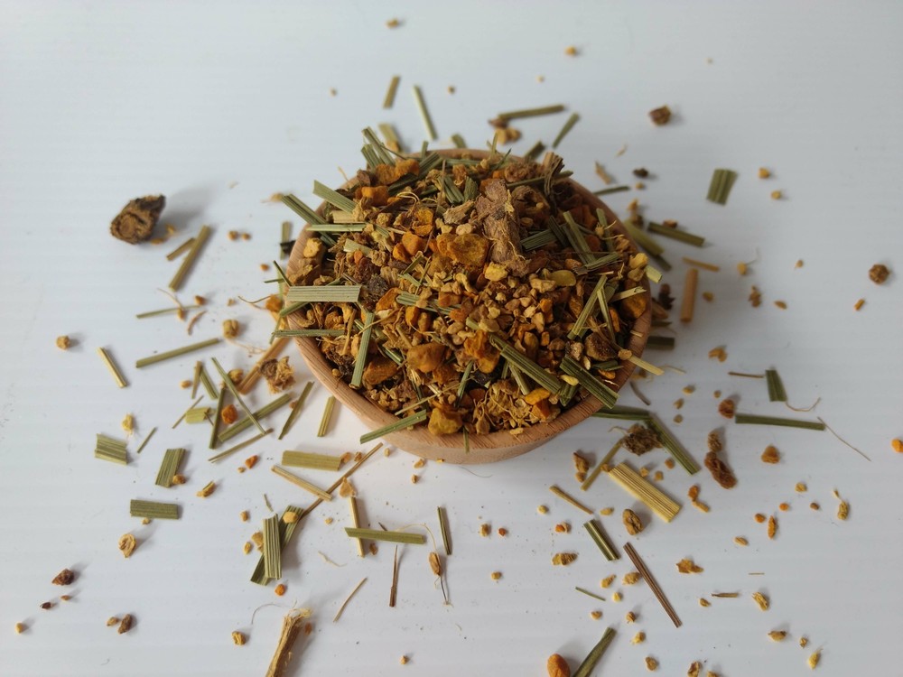 Turmeric Ginger Herbal Tea Blend 8oz Half Pound Atlantic Spice