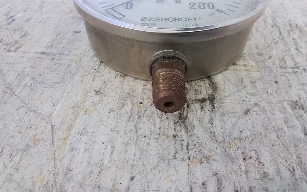 Ashcroft Pressure Gauge 200 PSI (C14D)