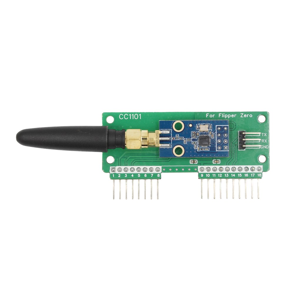 For Flipper CC1101 SubGhz External SubGhz Module Frequency Analyzer 433MHz