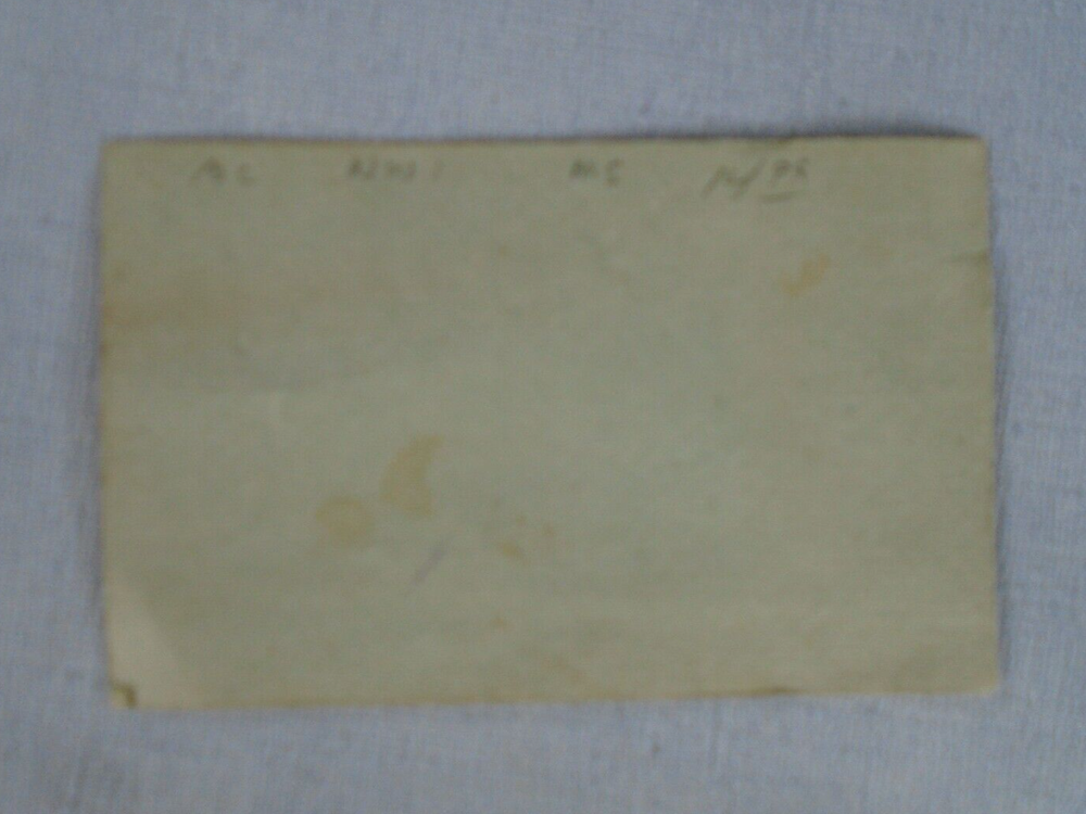 US Army 1917 registration certificate