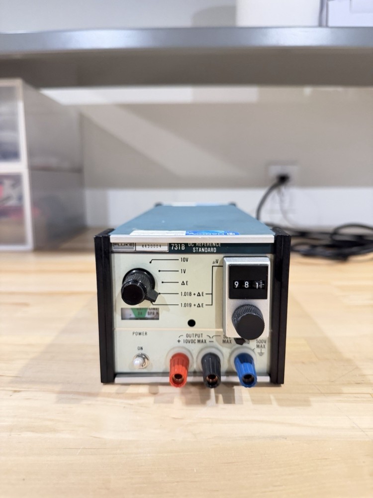 FLUKE 731B DC REFERENCE STANDARD (TESTED) FREE SHIPPING