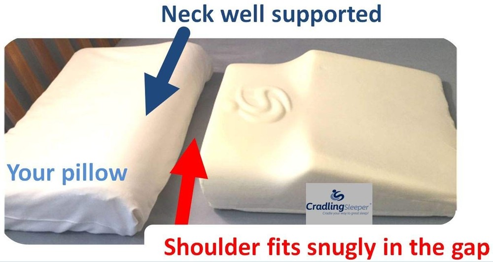 Cradling Sleeper Offers Better Sleep, Shoulder Pain Relief + Spinal Alignment