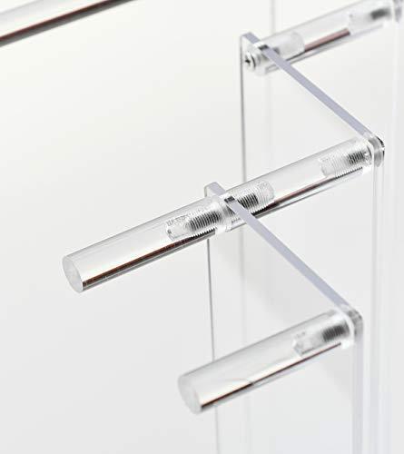 IHOMECOOKER 3 Steps Clear Acrylic Display Riser Cupcake Stand Display for