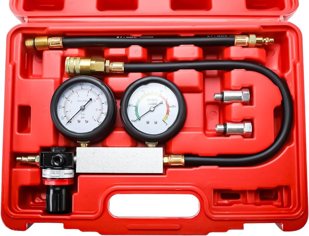 Cylinder Leak Down Tester Petrol Engine Compression Leakage Leakdown Detector