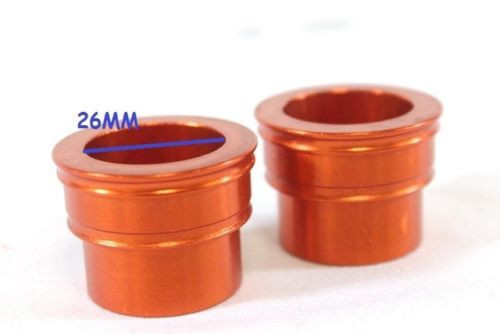26MM ANODIZED ORANGE BILLET FRONT WHEEL SPACERS U WS18S