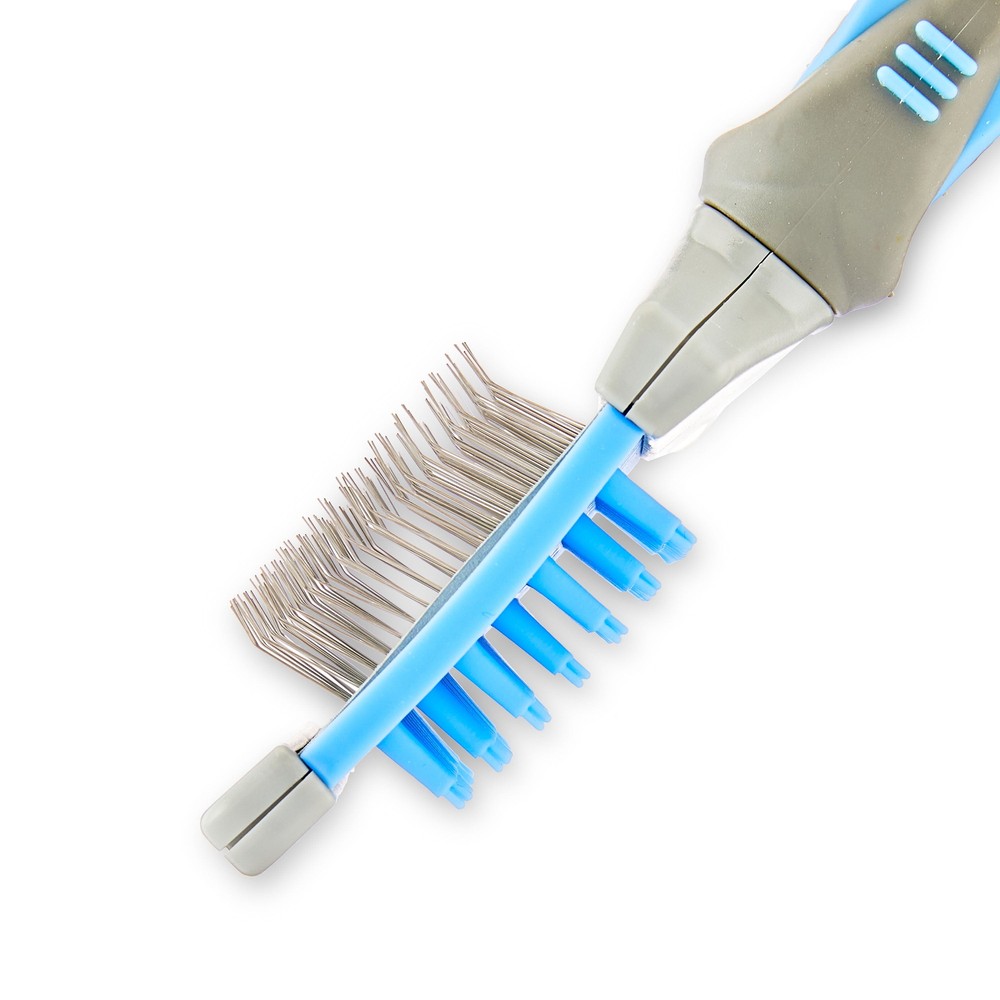Flexible Massage and Slicker Brush for Cats