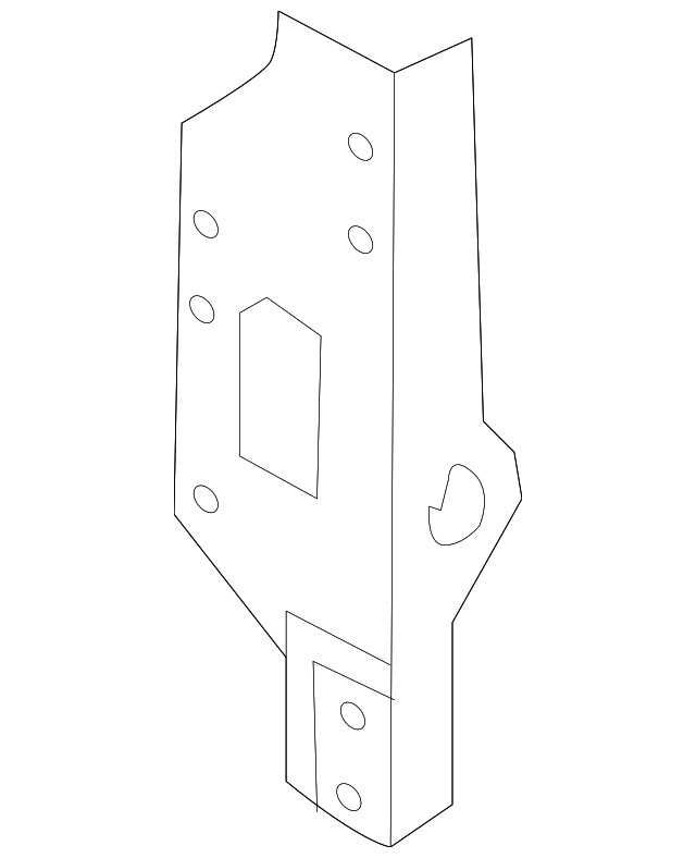Genuine Nissan Frame Rail End 751A6-1AA0A