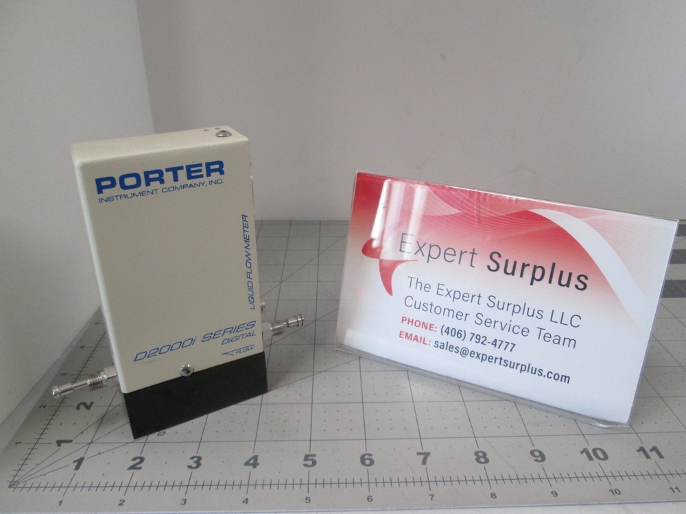Porter, D2000i Series, IPA, .14ML/Min, Mass Flow Controller, Used