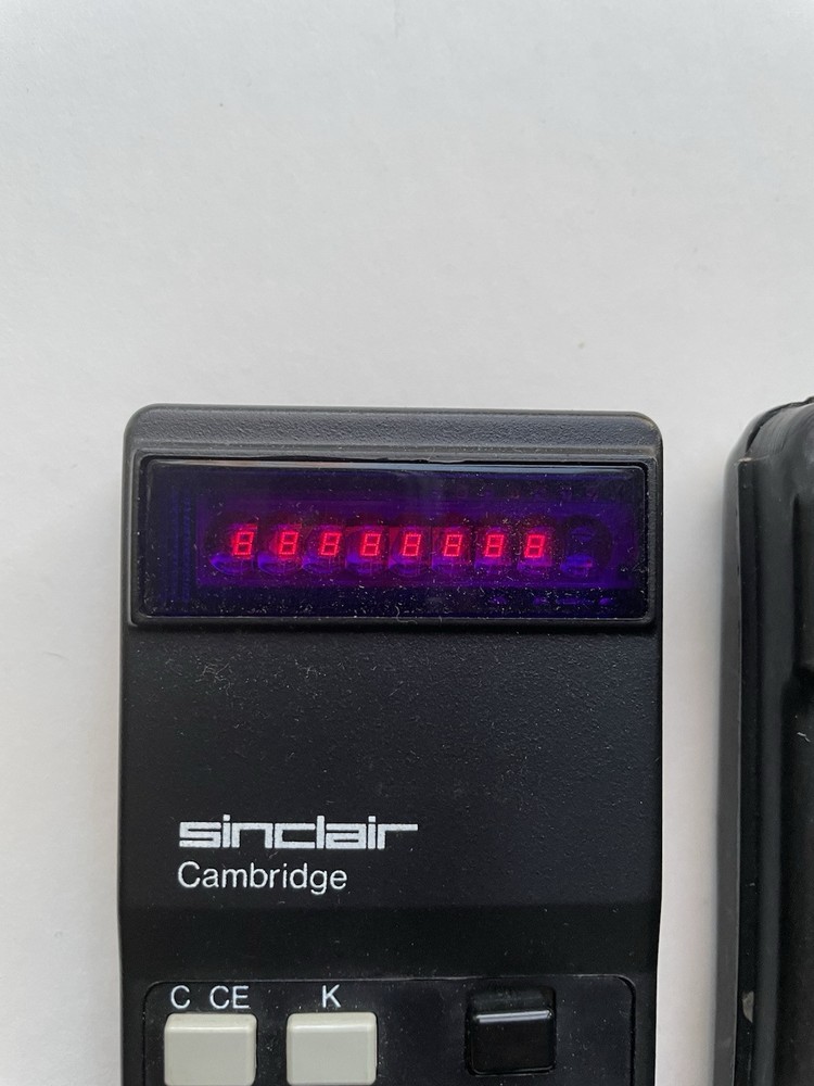 Sinclair Cambridge Calculator Full working order with case
