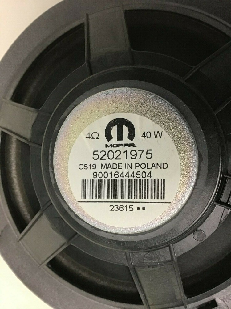 Fiat 500 Passenger Side Rear Speaker (52021975)