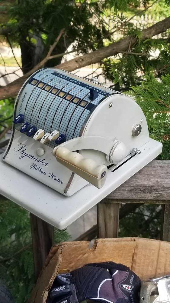VINTAGE CHECK WRITER PAYMASTER RIBBON WRITER