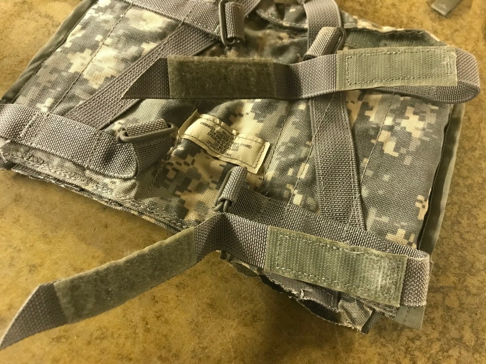 US MILITARY MOLLE II Enhanced Frame Shoulder Strap ACU Quick Release PARTS ONLY