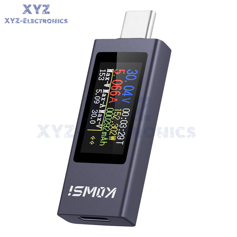 KWS-2302C Multifunctional Type-C Tester Voltage Current Power Meter DC 4-30V