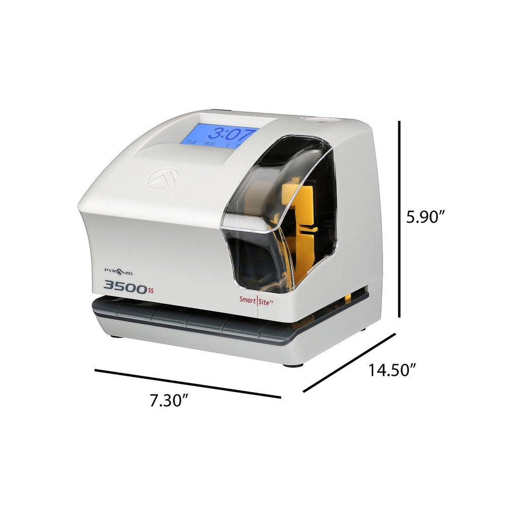 Pyramid Time Systems - Employment Time Clock & Document Stamp [3500ss] with S...