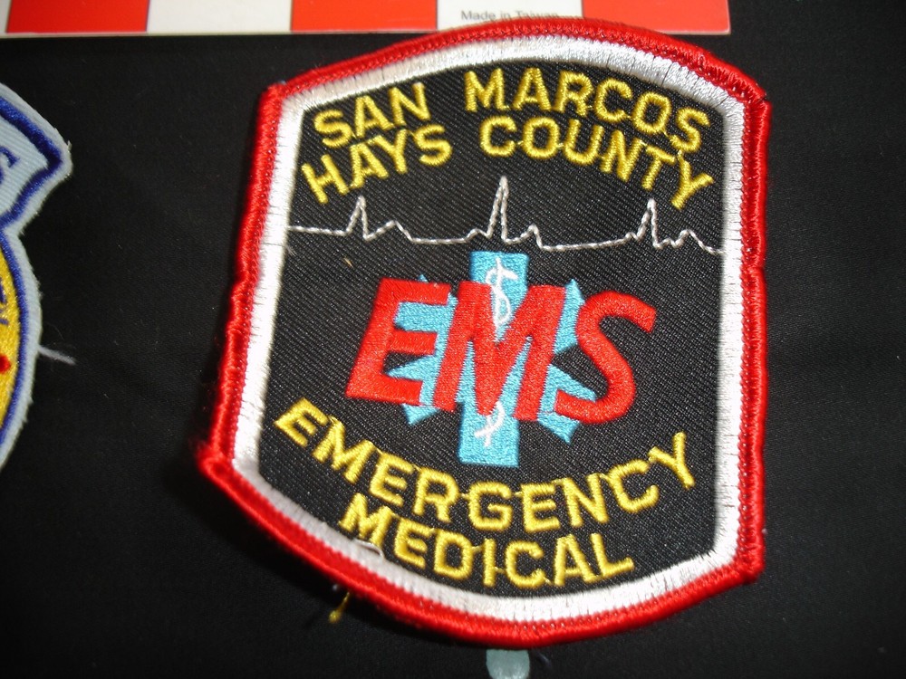 firefighting rescue fire department vintage patch set