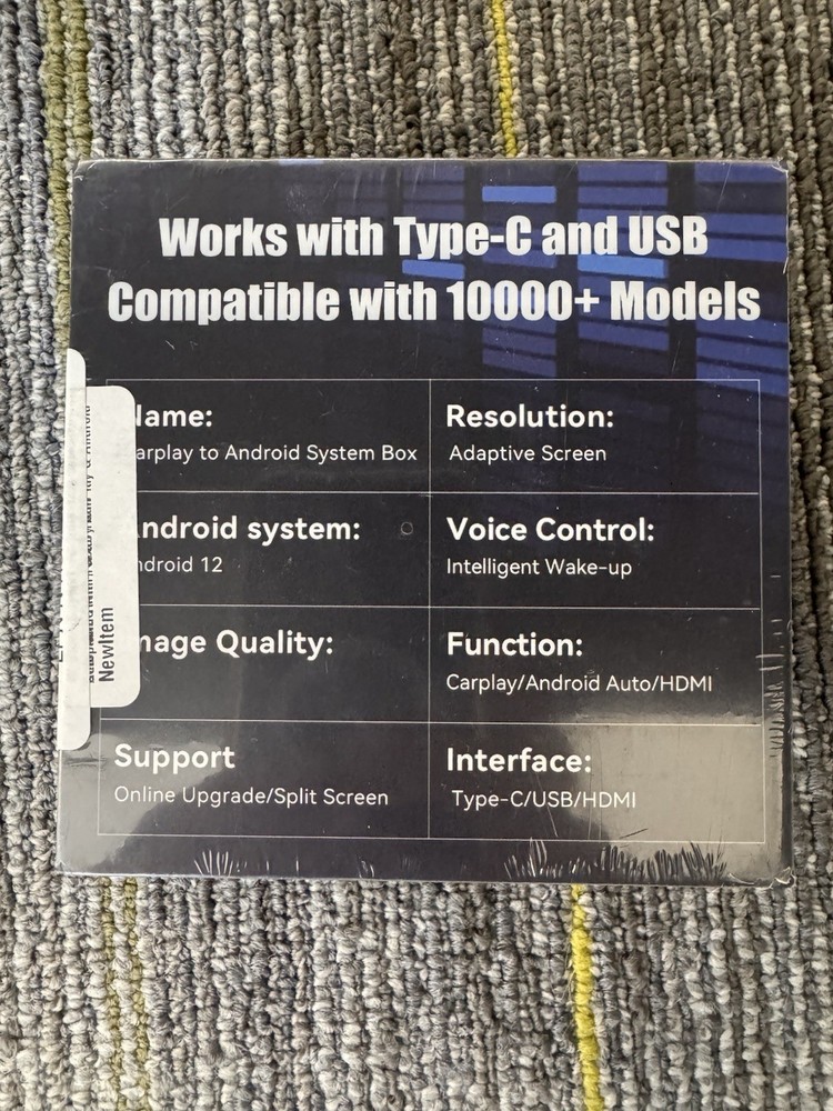 Wireless Car Play Adapter Android Auto