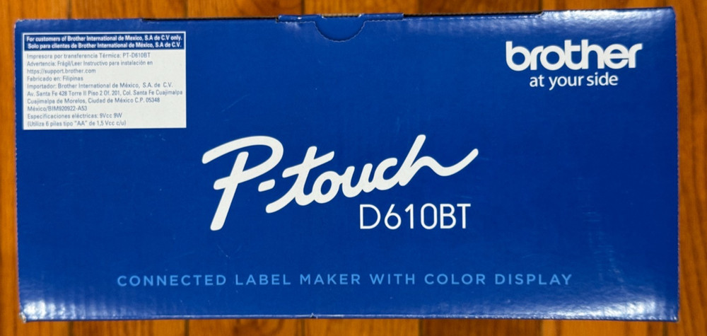 🔥NEW🔥Brother - P-touch PT-D610BT Wireless Label Printer - Black