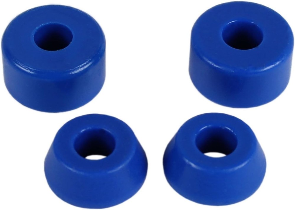 Versatile 4-Pack Replacement Bushings for Skateboards & Longboards - 88A Blue