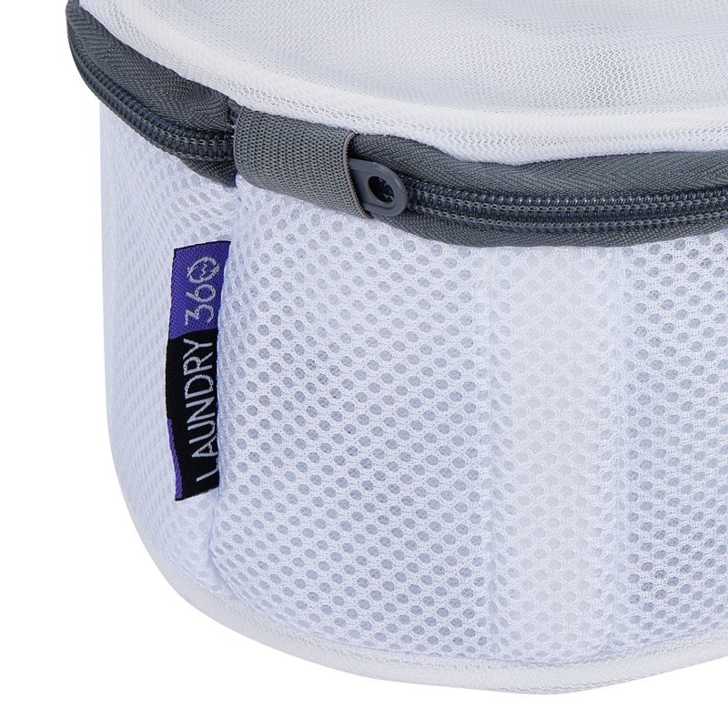 Sanitized Mesh Bra Wash Bag Durable Anti-Microbial Laundry Protector Zip Closure
