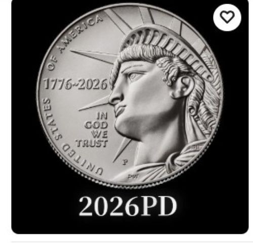 2026  P&D   Enduring Liberty Half Dollar  (2)  EACH