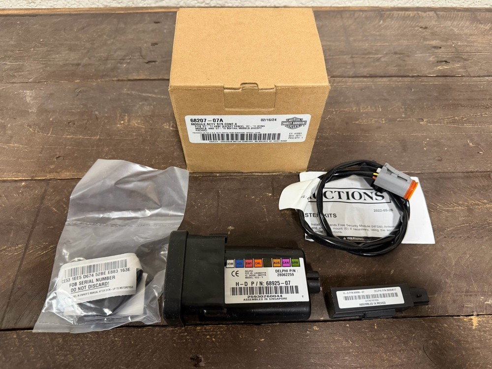 Harley-Davidson Smart Security System 07-17 VRSC 07-11 Dyna 07-10 Softail