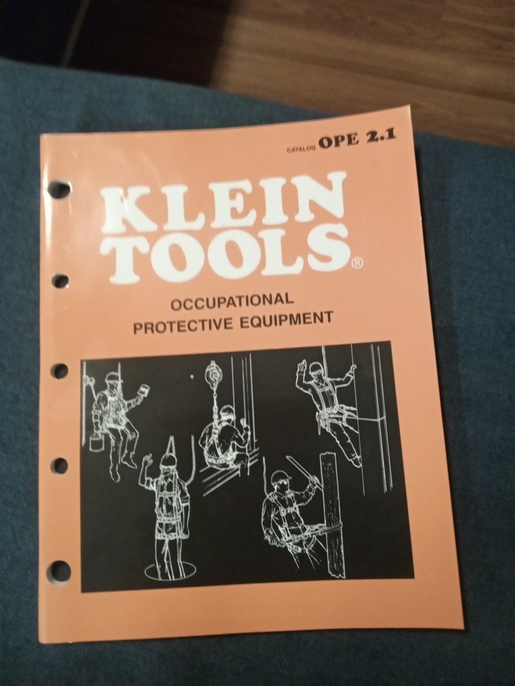 Klein Tools  1998 Protective Equipment Catalog