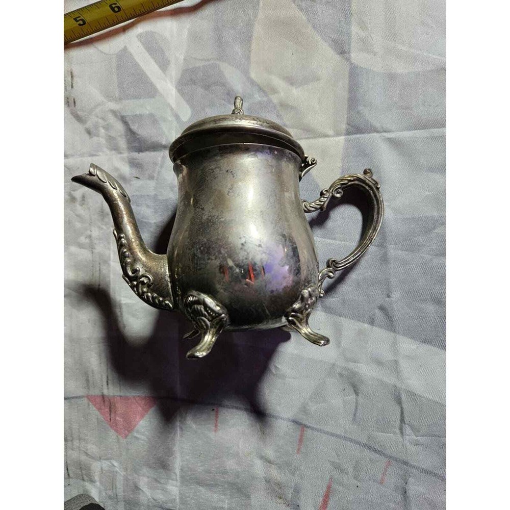 Vintage silver plated coffee pot