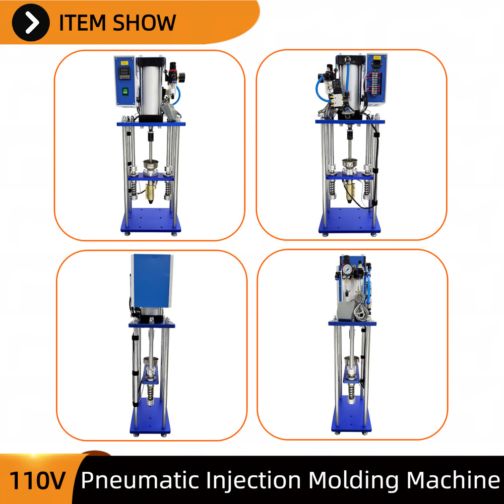 110V Pneumatic Injection Molding Machine for Lab Plastic Injection Prototyping