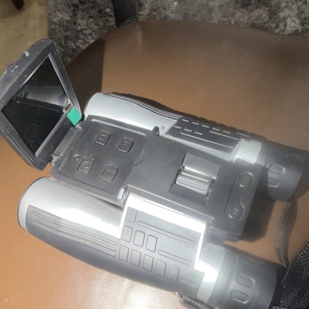 Digital Night Vision Binoculars with Display Screen Black Silver