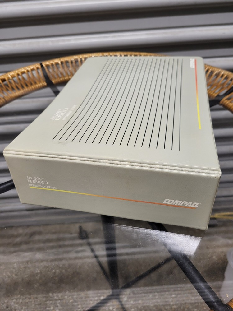 Compaq MS-DOS Version 3 Reference Guide