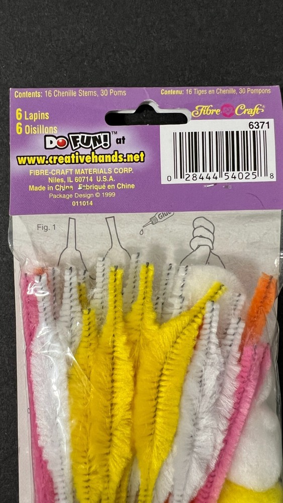 Creative Hands ~ BUNNY & CHICK KIT Makes 12 ~ Includes directions NEW SEALED