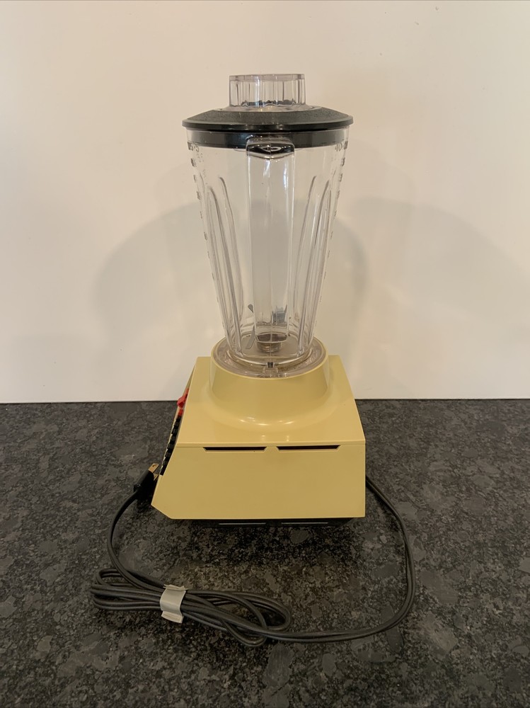 Vintage Rival Model 933 Solid State Control 7 Speed Blender W/ Touch Blend WORKS
