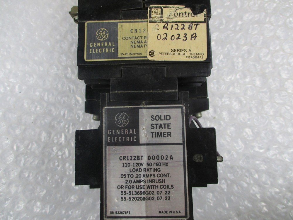 GENERAL ELECTRIC CR122BT00002A TIMER NSNP