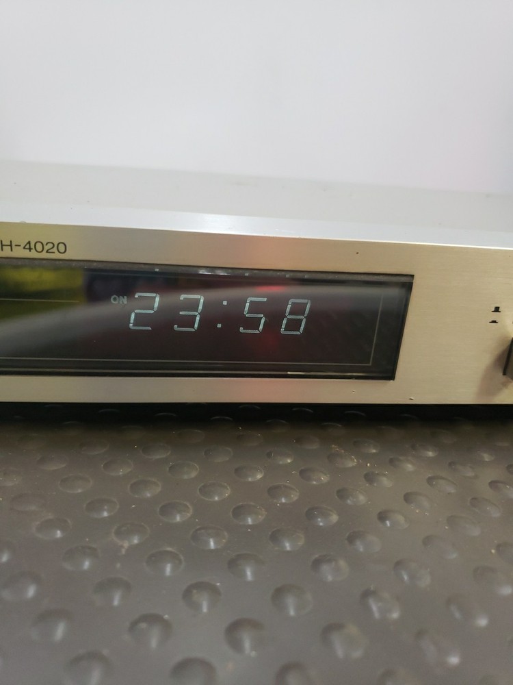 Vintage Silver Technics Audio Digital Timer SH-4020 Japan Tested & Working