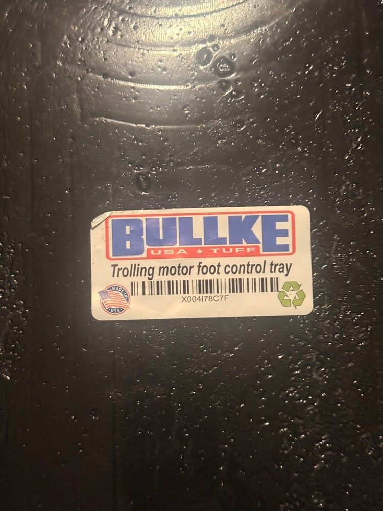 Bullke trolling motor foot control tray