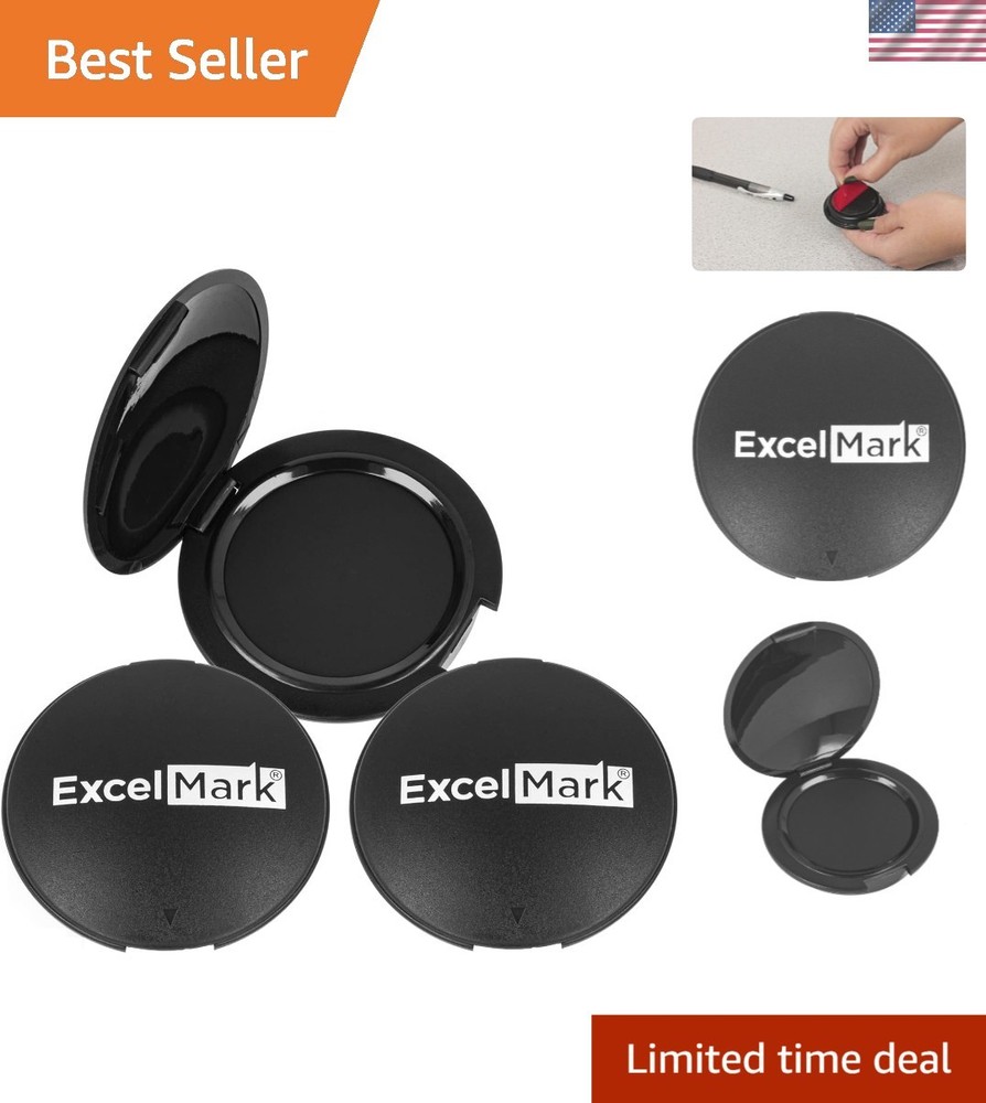 3 Inkless Thumbprint Pads - Effortless Security for Personal & Professional Use
