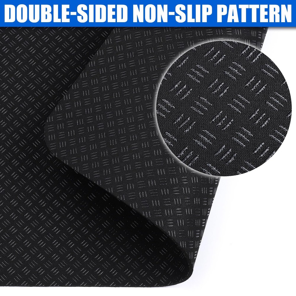 Upgraded Double-Sided Non-Slip Workout Mat for Under Desk Elliptical, Exercis...