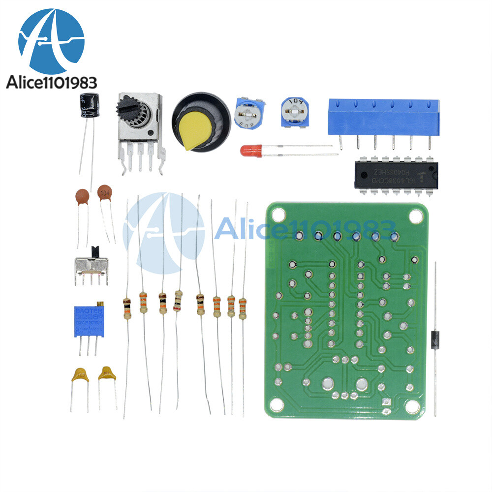 ICL8038 Monolithic Function Signal Generator Module Sine Square Triangle KIT